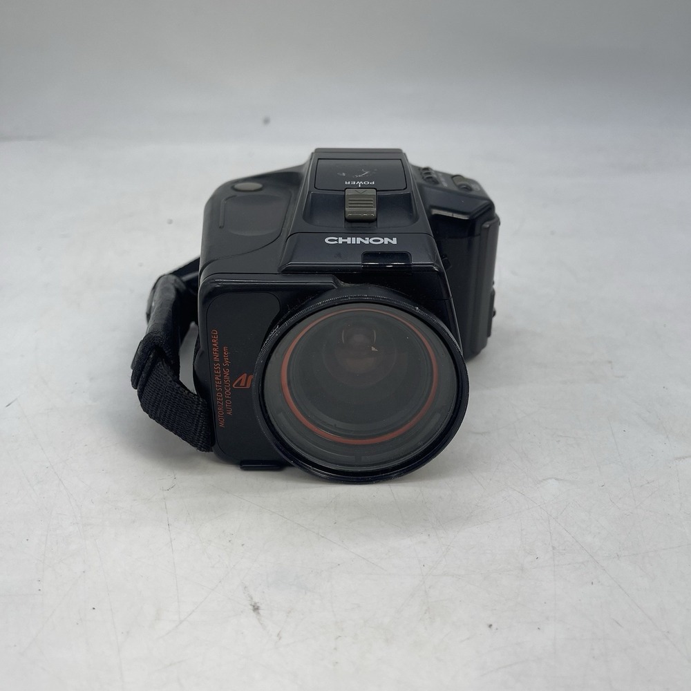 Chinon Genesis GS-7 35MM AF ZOOM CAMERA Only Black